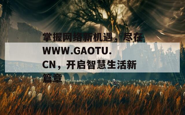 掌握网络新机遇，尽在WWW.GAOTU.CN，开启智慧生活新篇章