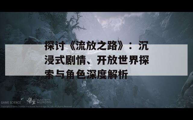探讨《流放之路》：沉浸式剧情、开放世界探索与角色深度解析