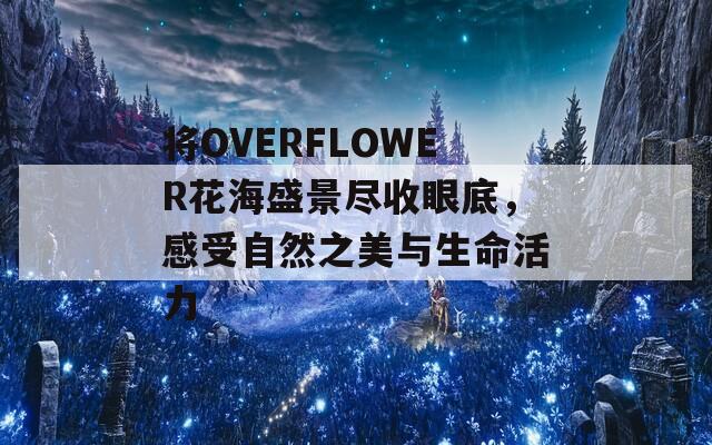 将OVERFLOWER花海盛景尽收眼底，感受自然之美与生命活力