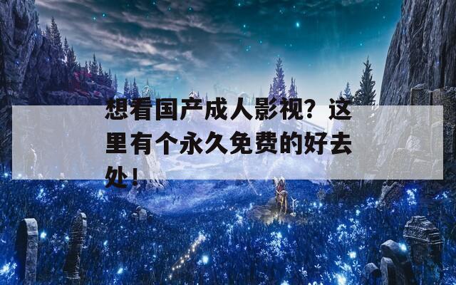 想看国产成人影视？这里有个永久免费的好去处！