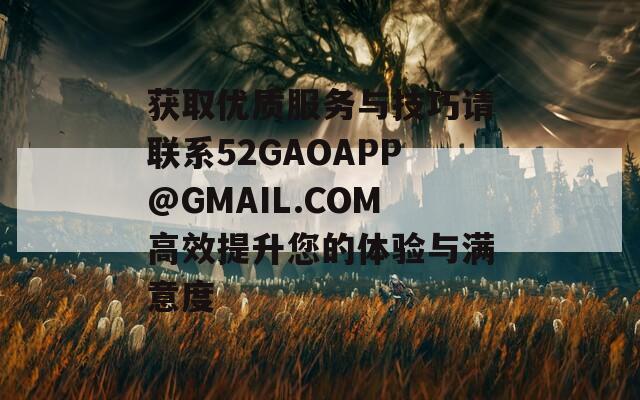 获取优质服务与技巧请联系52GAOAPP@GMAIL.COM高效提升您的体验与满意度