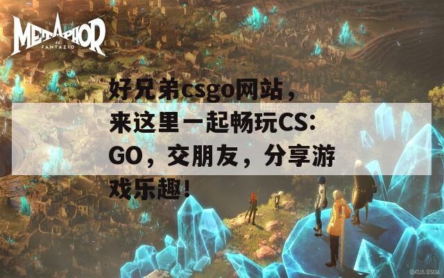 好兄弟csgo网站，来这里一起畅玩CS:GO，交朋友，分享游戏乐趣！