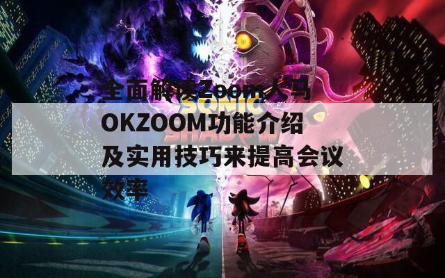 全面解读Zoom人马OKZOOM功能介绍及实用技巧来提高会议效率