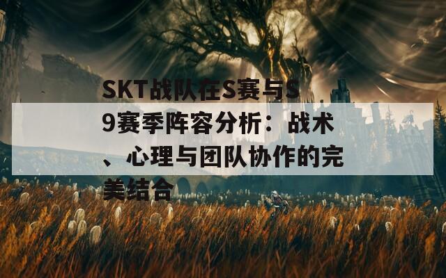 SKT战队在S赛与S9赛季阵容分析：战术、心理与团队协作的完美结合