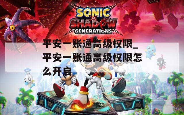 平安一账通高级权限_平安一账通高级权限怎么开启